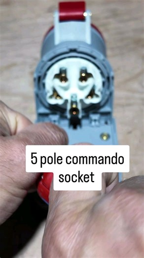 Commercial & Maintenance Electrician | Fast West End Call-Outs on Instagram: "Installing a 5-pole 16A commando socket for reliable three-phase power"