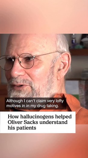 Oliver Sacks talks about how taking hallucinogens helped him understand his patients. As we mark the tenth anniversary of Oliver Sacks’s passing over the next few months we will be sharing clips from the archives. Follow along for more. This footage was shot by @DempseyRice who’s currently working on @animatedfilmoliversacks. | Oliver Sacks Foundation
