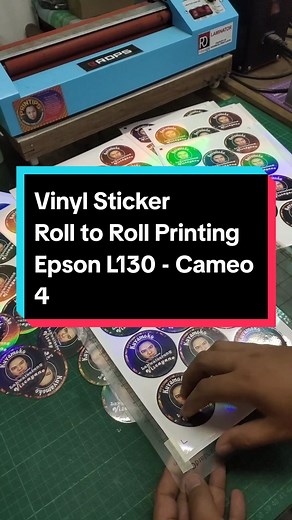 Vinyl Sticker Roll to Roll Printing Epson L130 - Studio Ps