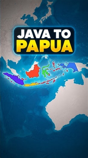 Did you know this about Indonesia's geography? 🌏 #indonesia #geography #facts #fyp