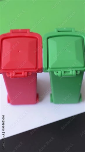Bins for trash or garbage, a conceptual background for selective and recycling waste disposal. Bins for trash or waste as a background for your design