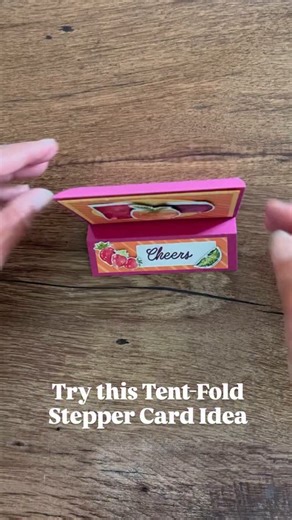 1.1K views · 390 reactions | A fun fold card that stands up like a little tent. | Stamping on the Back Porch | Facebook