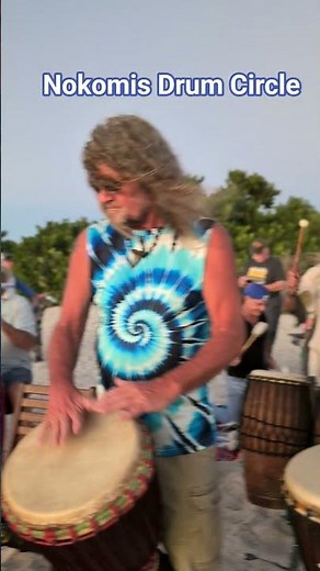 Nokomis Drum Circle. #beach #sunset