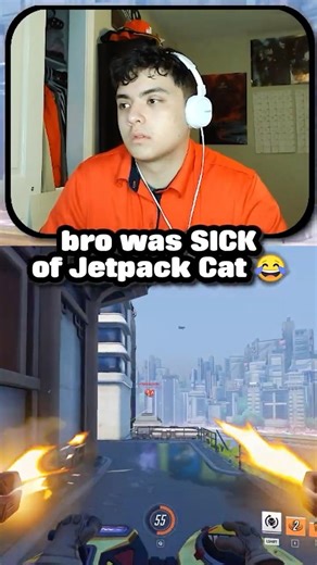 bro is so petty 🐱💀 #shorts #overwatch #gaming