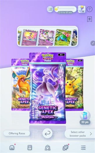 oh no you can't open a pack right now #pokemon #gameplay