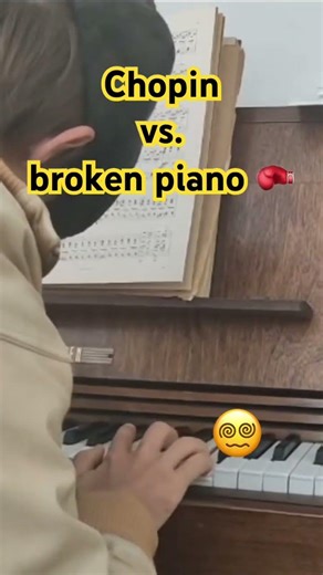 When the piano sabotages the climax… 😱 time to call the tuner! #chopin #pianofail #piano