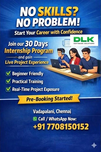 🚀 Welcome to DLK Software Solutions Internship Program 2026!