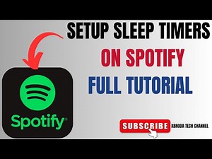 How to Set Up a Sleep Timer on Spotify - Auto Stop Music Guide!