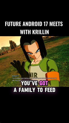 Future Android 17 Meets With Krillin 🤯 #crashout #krillin #sparkingzero #dragonball #dbz