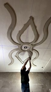 How to making lotus 🪷 flower POP ceiling design🏠❤️ #lotus #lotusflower #flowers #facebook #homedesign @Facebook | Trendy Create