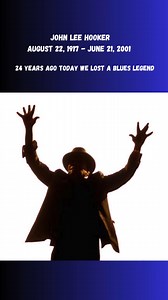 John Lee Hooker (August 22, 1917 - June 21, 2001) 24 years ago today we lost a Blues Legend. 15 Facts about John Lee: John Lee Hooker was born on August 22, 1917, near Clarksdale, Mississippi. He was a major figure in post-World War II blues, known for his unique blend of Delta blues and electric boogie. Hooker’s first and breakout hit was "Boogie Chillen’" in 1948, which became a No. 1 R&B single. His musical style often featured a hypnotic, one-chord groove and rhythmic talking blues. Hooker m