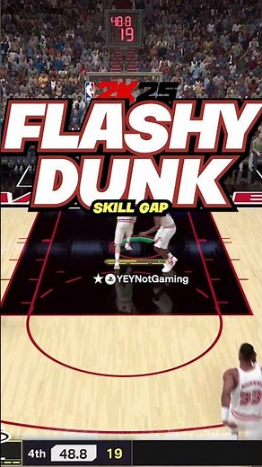 HOW TO FLASHY DUNK #nba2k #shorts