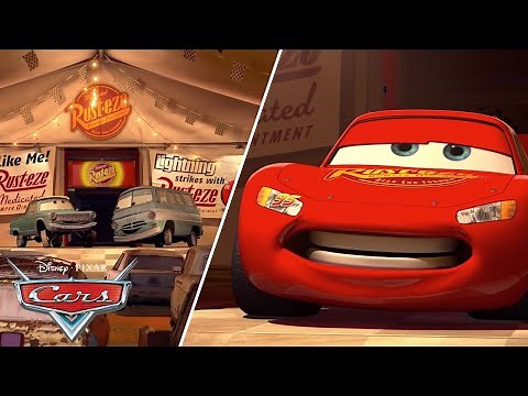 Lightning McQueen Loves Rust-eze! | Pixar Cars | ‪@disneyjr‬