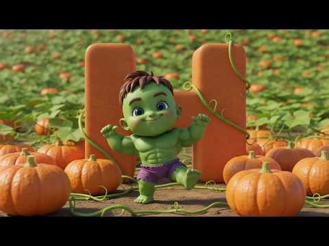 Aventura del ABC de las verduras | canciones infantiles en español | Aprender las letras y verduras