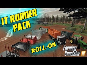 IT RUNNER PACK. PACK DE REBOQUES ROLL-ON. FARMING SIMULATOR 19