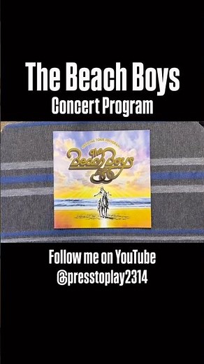 The Beach Boys: Concert Program