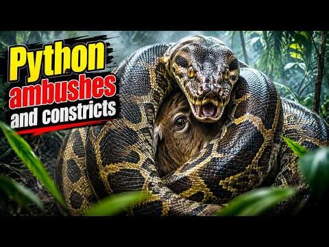 How Do Burmese Pythons Ambush and Constrict Their Prey? 🐍