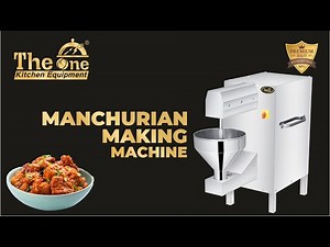 Manchurian Making Machine | Gobi ball Making Machine | Manchurian Cutting Machine