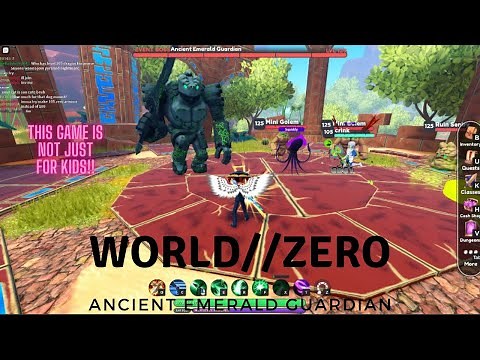 World Zero World 8 Emerald Guardian Boss battle