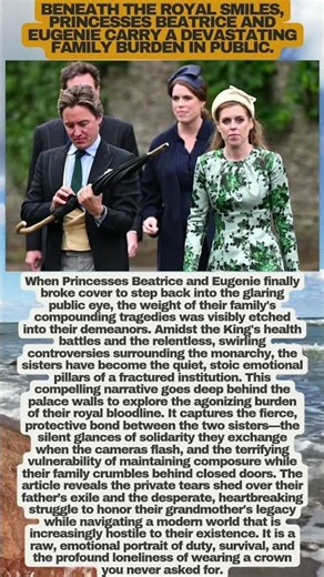 The Heavy Burden on Princesses Eugenie & Beatrice ߑߒ #RoyalFamily #PrincessBeatrice