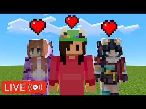 Minecraft, But We Share 1 Heart...