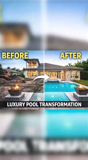This Pool Transformation is Insane! (Wait for the End)#pooltransformation#short#homemakeover#aivideo