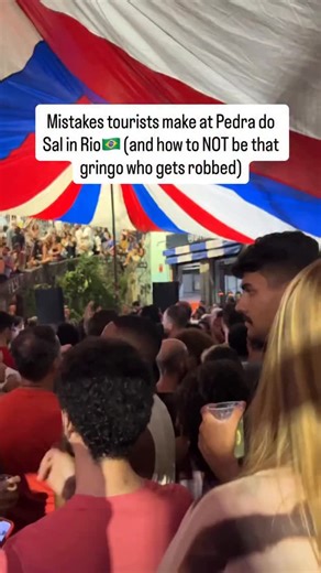 Eve| Travel • Lifestyle • Polyglot on Instagram: "Samba at Pedra do Sal is fun …until your phone goes missing. Here are common mistakes many tourists make (even after being warned) and how to avoid them👇🏾 1. Taking your phone out in the crowd Pedra do Sal gets shoulder-to-shoulder packed. Pickpockets wait for tourists filming and taking selfies. If you need a photo → step aside, back to a wall, 3 seconds max. If I know I want to film I observe who is around me FIRST. At all times. 2. Not askin