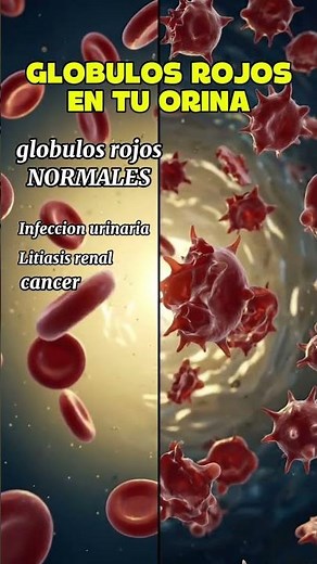 que significa globulos rojos en orina