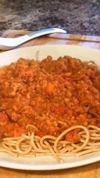 Cozy Plant Based Spaghetti