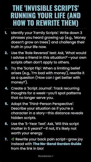 The 'Invisible Scripts' Running Your Life (And How to Rewrite Them) #ad (Verify Info)