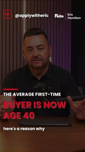 The Average First-Time Buyer is Now 40... Here's a Reason Why