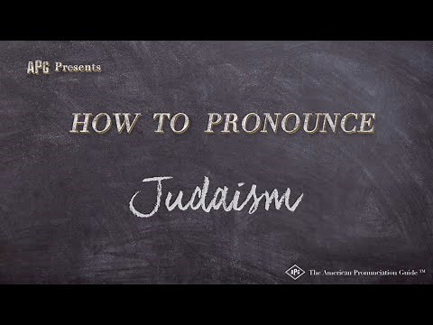 How to Pronounce Judaism (Real Life Examples!)