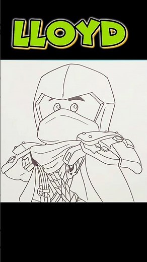 HOW TO DRAW LLOYD | NINJAGO | Step By Step #lloyd #ninjago #shorts