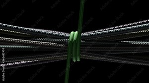 Dynamic rope that ties several ropes together