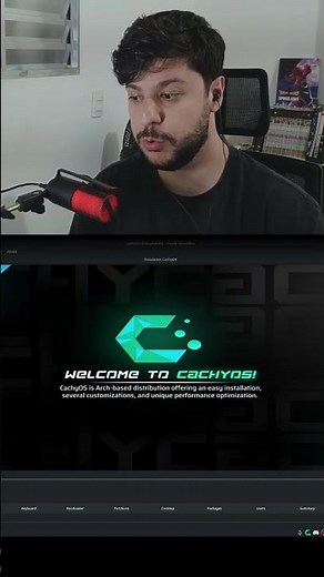 Instalar linux ficou muito mais fácil hoje em dia! #linux #cachyos #gaming #jogos