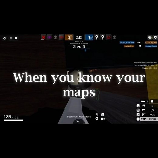 Operation one | When you know your map... and Aim XP #roblox #progameplay #operationone #robloxedit