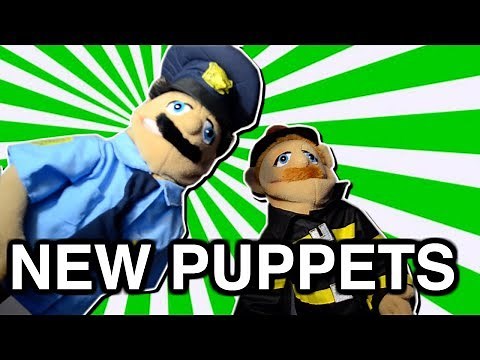 UNBOXING Melissa & Doug Puppets Police & Fire Fighter!!!