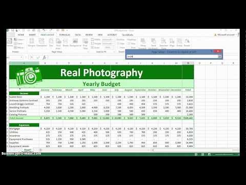 Excel L1 Chp 4 - Center worksheet, page breaks, multiple page headers, insert header & footer.