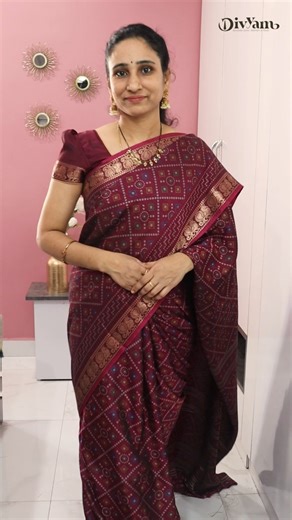 DC115 New maheswari silk sarees Bhadini print narayan pattu border @divyam.collections