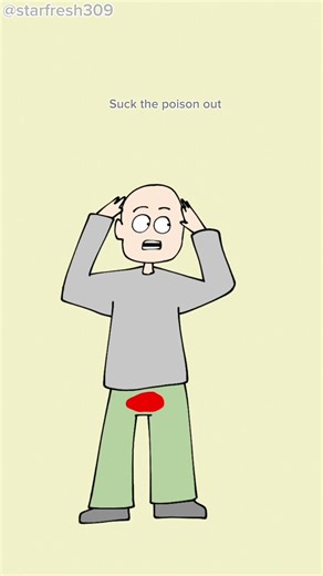 Reptile Animation: Snake Bit His D