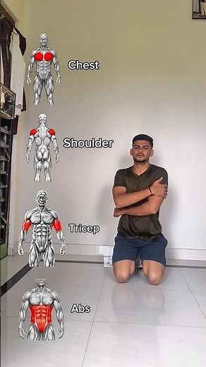 🎯Upper body exercises at home