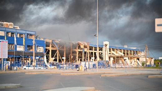 Russian airstrikes hit a U.S. factory in western Ukraine