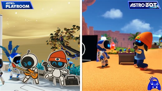 PS5宇宙机器人游戏角色对比前作区别（Astro's Playroom VS Astro Bot）_游戏热门视频