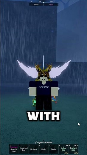 ⭐The BEST enchants for the Seraphic Rod🎣 #fisch #roblox