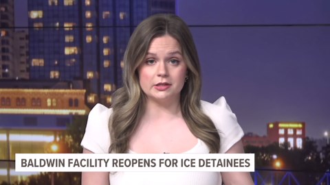 Closed private prison near Baldwin now reopen as ICE processing center