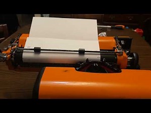 Royal HHE Typewriter Demo of Features and Functions
