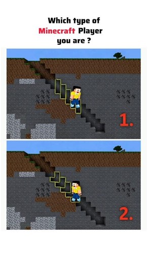 Which type of Minecraft player you are ? #minecraft #shorts