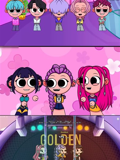 Explore Golden Sprunki in FNF Animated Series