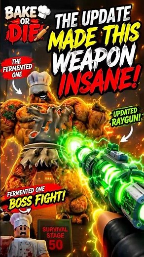 🚀 The Update Made This Weapon INSANE! Bake or Die new update new boss - the fermented one