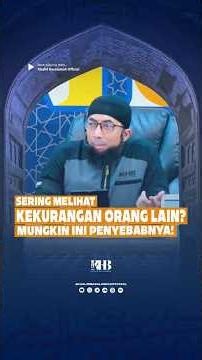ALWAYS FINDING FAULT IN OTHERS? THIS MIGHT BE WHY! - KHALID BASALAMAH
